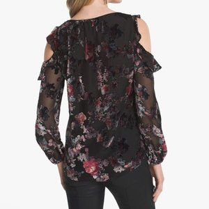 WhiteHouseBlackMarket Black size 8 cold shoulder